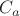 $C_a$