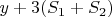 $y+3(S_1+S_2)$