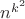 $n^{k^2}$