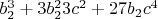 $b_2^3+3b_2^23c^2+27b_2c^4$