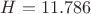 $H=11.786$