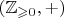 $(\mathbb Z_{\geqslant0},+)$