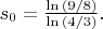 $s_0=\frac{\ln{(9/8)}}{\ln{(4/3)}}.$