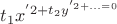 $t_1x^'2 + t_2y^'2 + ... = 0$