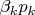 $\beta _k p _k $
