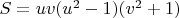 $S=uv(u^2-1)(v^2+1)$