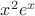 $x^{2}e^{x}$