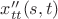 $x''_{tt}(s,t)$