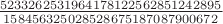 $\frac{5233262531964178122562851242895}{158456325028528675187087900672}$