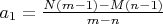 $a_1=\frac{N(m-1)-M(n-1)}{m-n}$
