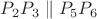 $P_2P_3\parallel P_5P_6$