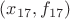 $(x_{17},f_{17})$