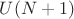 $U(N+1)$