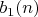 $b_1(n)$