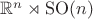 $\mathbb R^n \rtimes \mathrm{SO}(n)$