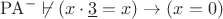 $\mathrm{PA}^- \not\vdash (x \cdot \underline{3} = x) \rightarrow (x = 0)$