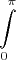 $$\int\limits_0^\pi$$
