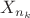 $X_{n_k}$