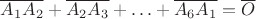 $\overline{A_1A_2} + \overline{A_2A_3} + &hellip; + \overline{A_6A_1} = \overline{O} $