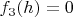$f_3(h)=0$