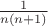 $\frac{1}{n(n+1)}$