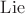 $\operatorname{Lie}$