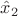 $\hat{x}_2$