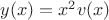 $y(x)=x^2v(x)$