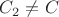 $C_2\ne C$