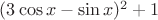 $(3 \cos x -\sin x)^2+1$