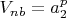 $V_{nb}=a_2^p$