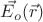 $\vec{E_o}(\vec{r})$