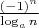 $\frac{(-1)^n}{\log_a{n}}$