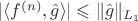 $|\langle f^{(n)}, \hat{g}\rangle | \leqslant \|\hat{g}\|_{L_1}$