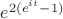 $e^{2(e^{it}-1)}$