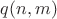 $q(n,m)$