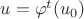 $u=\varphi^{t}(u_{0})$ $u=\varphi^{t}(u_{0})$