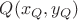 $Q(x_{Q},y_{Q})$