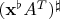 $(\mathbf x^\flat A^T)^\sharp$