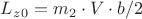 $L_z_0=m_2\cdot V\cdot b/2$