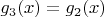 $g_3(x) = g_2(x)$