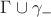 $\Gamma\cup \gamma_{-}$