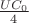 $\frac{U C_0}{4}$