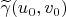 $\widetilde{\gamma}(u_0,v_0)$