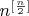 $n^{[\frac{n}{2}]}$