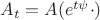 $A_t = A(e^{t \psi}\cdot)$ $A_t = A(e^{t \psi}\cdot)$