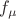 $f_{\mu}$