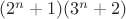 $(2^n+1)(3^n+2)$