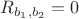 $R_{b_1,b_2}=0$