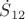 $\dot{S}_{12}$